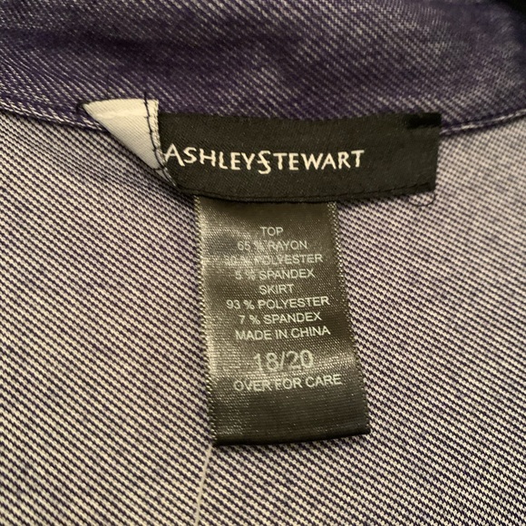 Denim top, multicolor skirt maxi dress - Picture 5 of 9